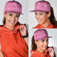 Alaka Hawaii Breadfruit Palaka Motifs Snapback Cap