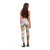 Aloha Festive Hawaii Leggings Mokihana - Maile and Ilima on Lilac - Polynesian Pride