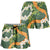Aloha Festive Hawaii Shorts for Women Mokihana - Maile and Ilima on Forest Green - Polynesian Pride