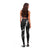 Aloha Hawaii Floral Tapa Leggings Patchwork Charcoal - Polynesian Pride