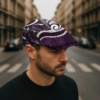 Aloha Hawaii Kalo Pikake Lei Jeff Hat Chest Tattoo Purple Hawaiian Pattern