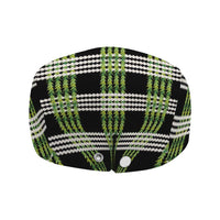 Aloha Hawaii Pakalana Pikake Lei Jeff Hat Palaka Inspired Hawaiian-plaid Black