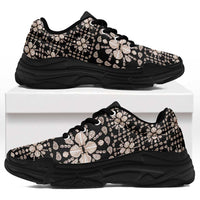 Aloha Hawaii Shell Quilt Chunky Sneakers Seamless Style - Polynesian Pride