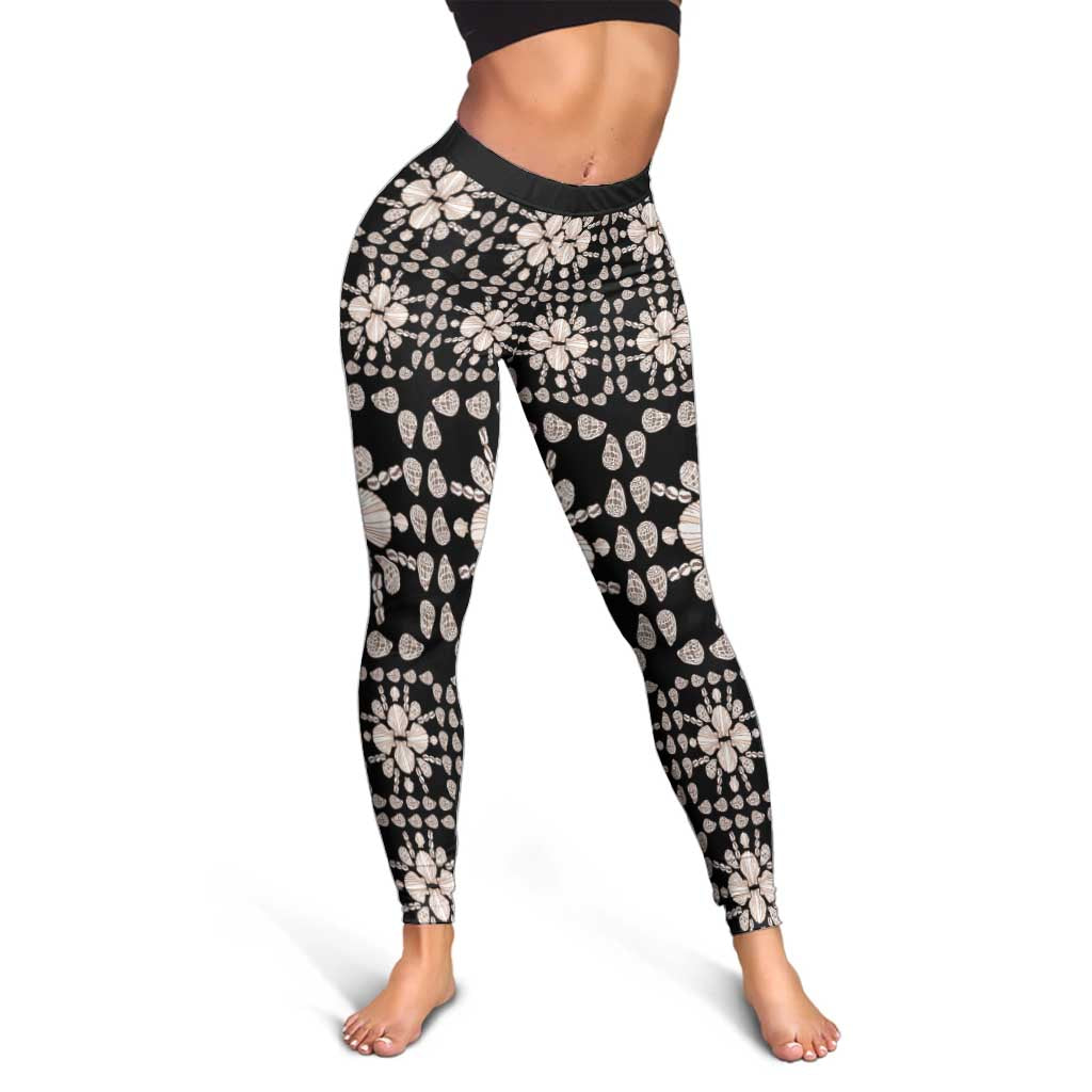 Aloha Hawaii Shell Quilt Leggings Seamless Style - Polynesian Pride