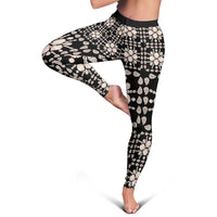 Aloha Hawaii Shell Quilt Leggings Seamless Style - Polynesian Pride
