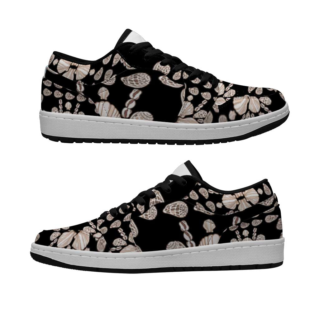 Aloha Hawaii Shell Quilt Low Sneakers Seamless Style - Polynesian Pride
