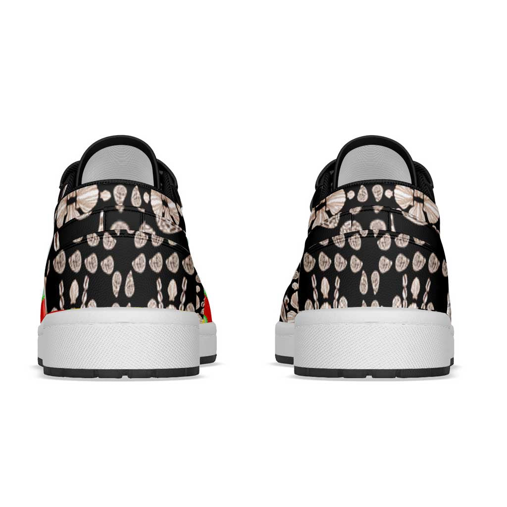 Aloha Hawaii Shell Quilt Low Sneakers Seamless Style - Polynesian Pride