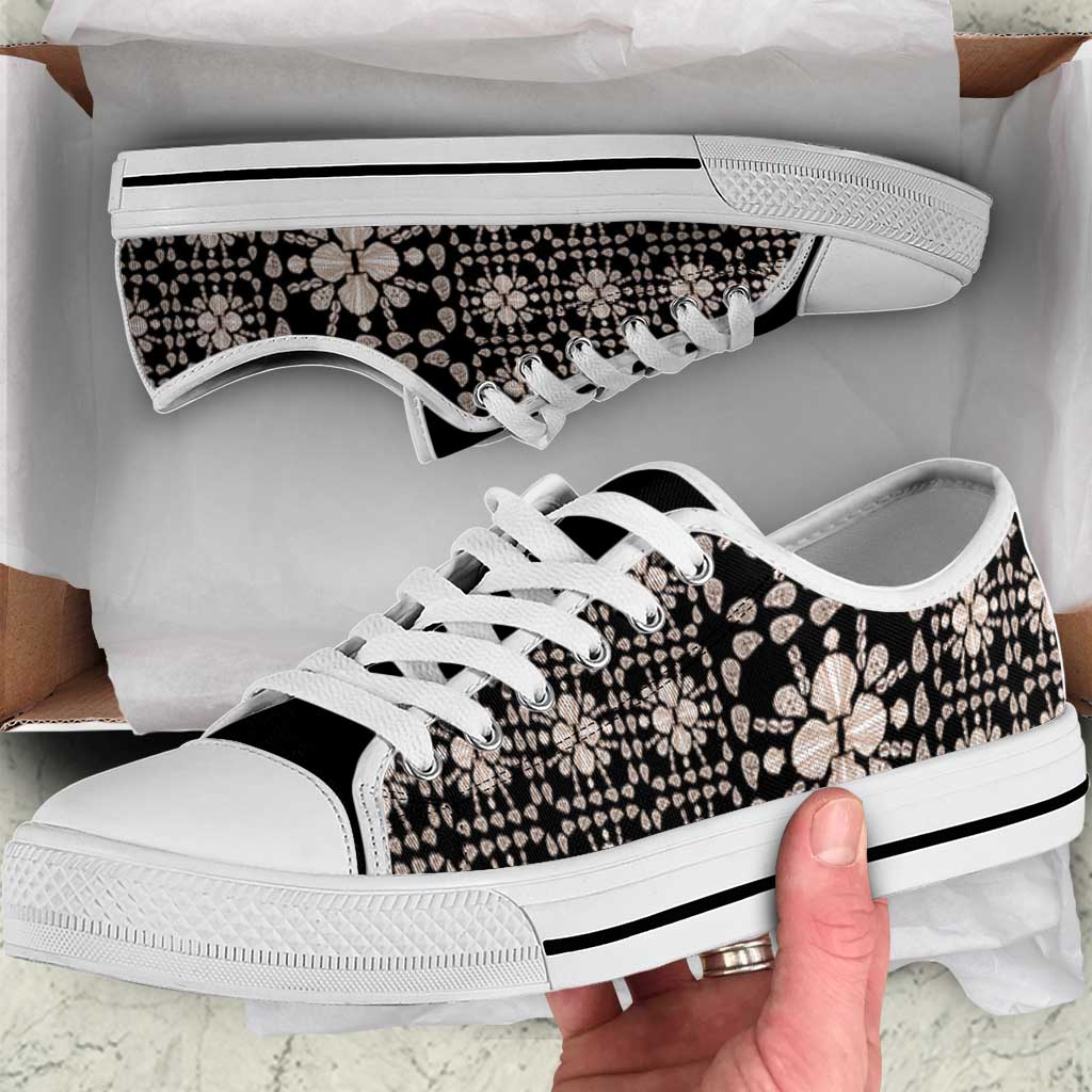 Aloha Hawaii Shell Quilt Low Top Shoes Seamless Style - Polynesian Pride
