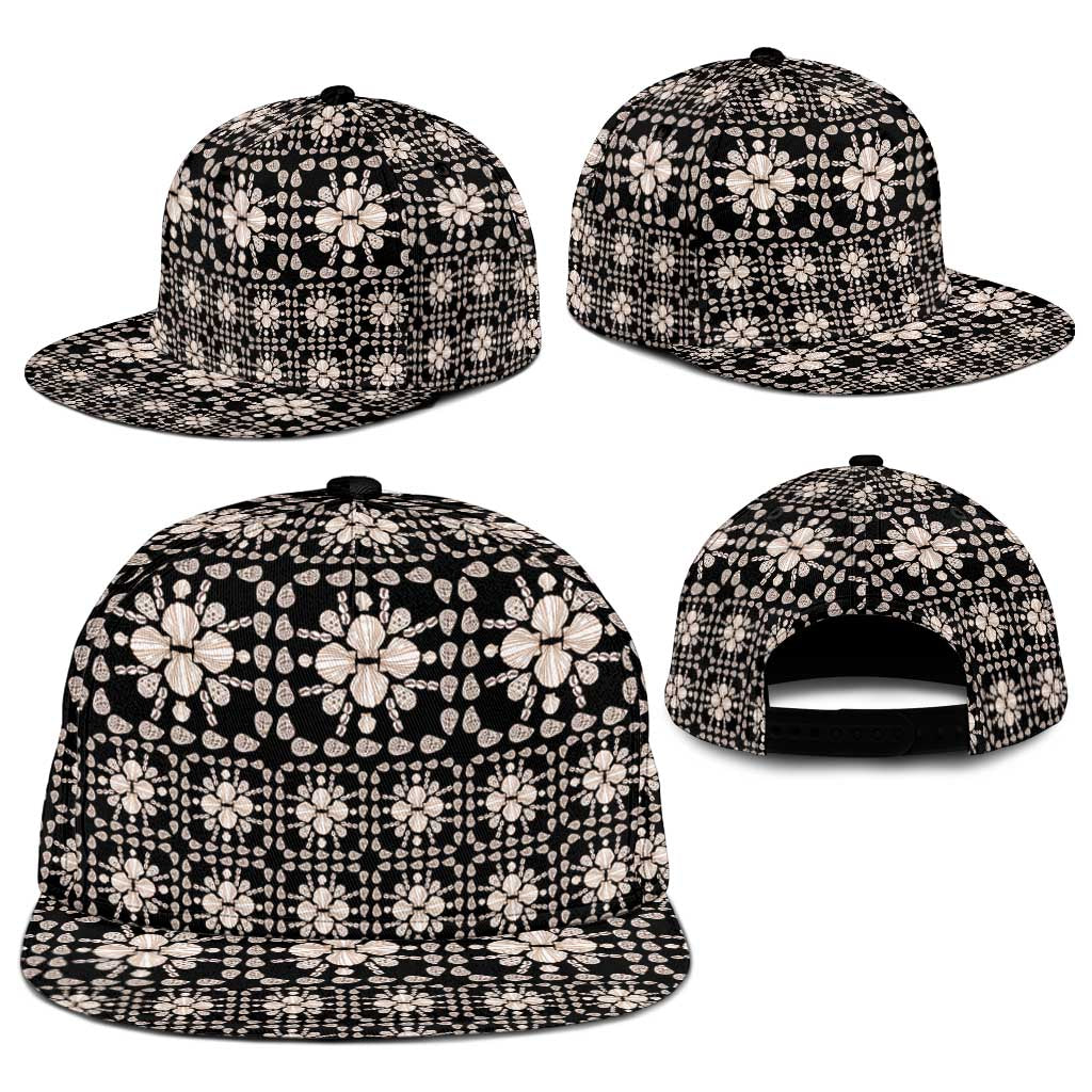 Aloha Hawaii Shell Quilt Snapback Cap Seamless Style - Polynesian Pride