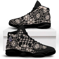 Aloha Hawaii Shell Quilt Sneakers J13 Seamless Style - Polynesian Pride