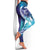 Aloha Hawaii Turtle Leggings Teal Purple Ribbon - Polynesian Pride