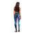 Aloha Hawaii Turtle Leggings Teal Purple Ribbon - Polynesian Pride