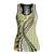 Aloha Vintage Palaka Floral Hawaiian Quilt Hollow Tank Top Omaomao Motif - Polynesian Pride