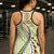 Aloha Vintage Palaka Floral Hawaiian Quilt Hollow Tank Top Omaomao Motif - Polynesian Pride
