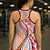 Aloha Vintage Palaka Floral Hawaiian Quilt Hollow Tank Top Ulaula Motif - Polynesian Pride
