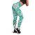 Aloha Vintage Palaka Floral Hawaiian Quilt Leggings Polu Motif - Polynesian Pride