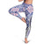 Aloha Vintage Palaka Floral Hawaiian Quilt Leggings Poni Motif - Polynesian Pride