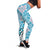 Aloha Vintage Palaka Floral Hawaiian Quilt Leggings Uliuli Motif - Polynesian Pride