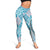 Aloha Vintage Palaka Floral Hawaiian Quilt Leggings Uliuli Motif - Polynesian Pride