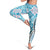 Aloha Vintage Palaka Floral Hawaiian Quilt Leggings Uliuli Motif - Polynesian Pride