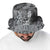 Aloha Vintage Plumeria Hawaiian Tapa Pattern Bucket Hat Gray Hawaiian Tapa Pattern - Polynesian Pride
