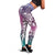 Aloha Vintage Plumeria Hawaiian Tapa Pattern Leggings Gradient Hawaiian Tapa Pattern - Polynesian Pride