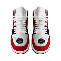 American Samoa High Sneakers AJ1 Coat Of Arms Flag Inspired LT05 - Polynesian Pride
