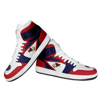 American Samoa High Sneakers AJ1 Coat Of Arms Flag Inspired LT05 - Polynesian Pride
