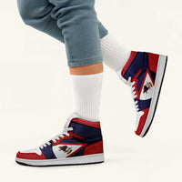 American Samoa High Sneakers AJ1 Coat Of Arms Flag Inspired LT05 - Polynesian Pride