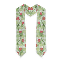 Anthurium Pikake Ti Leaf Palaka Graduation Stole Green Version