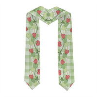 Anthurium Pikake Ti Leaf Palaka Graduation Stole Green Version