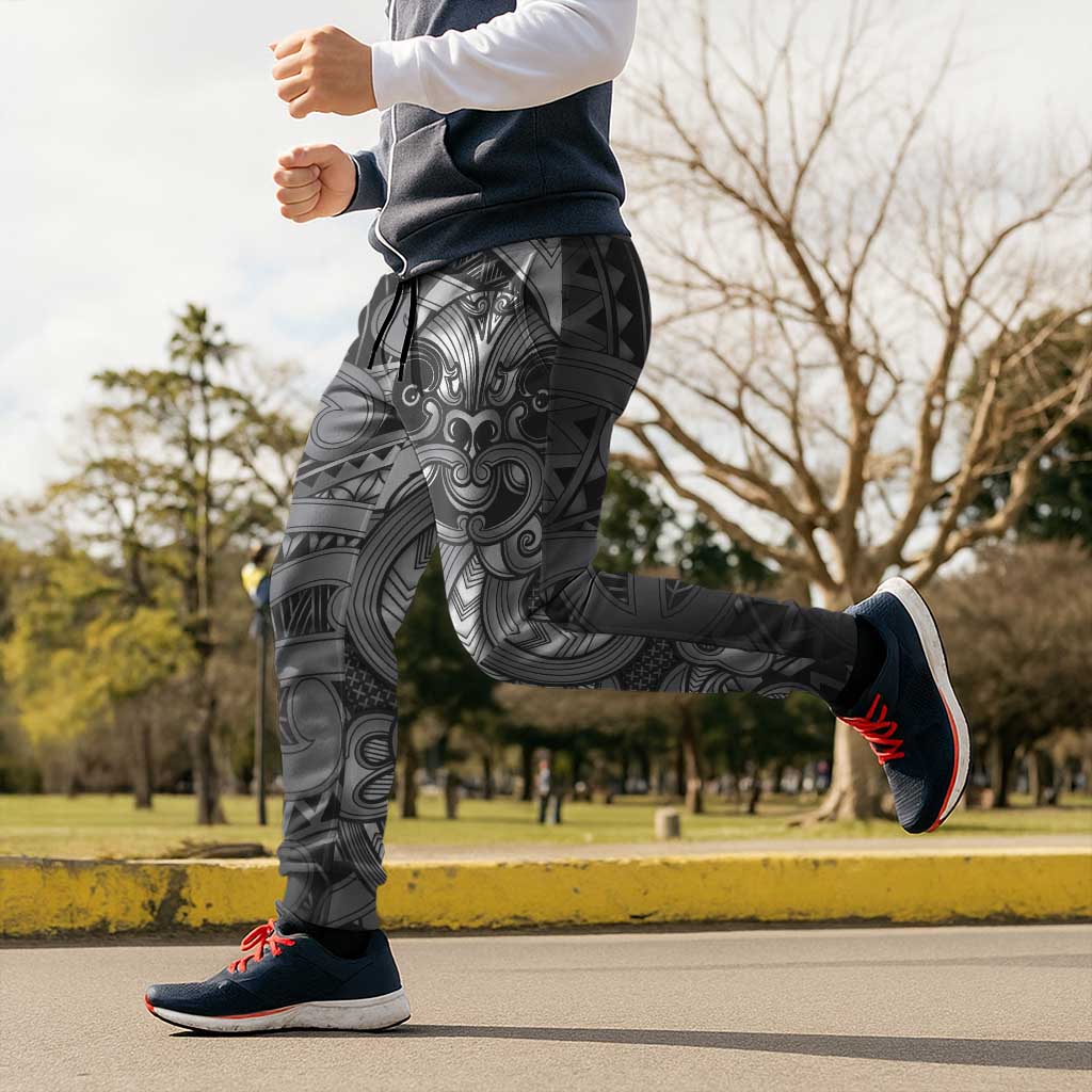 Aotearoa Maori Hei Tiki Jogger Pants Kiwikiwi Kowhaiwhai Puhoro Motif LT9 - Polynesian Pride