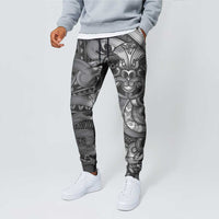 Aotearoa Maori Hei Tiki Jogger Pants Kiwikiwi Kowhaiwhai Puhoro Motif LT9 - Polynesian Pride