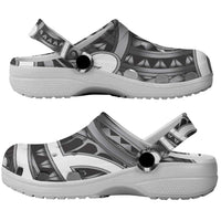 Aotearoa Maori Kowhaiwhai Clogs Shoes Kiwikiwi Puhoro and Patiki