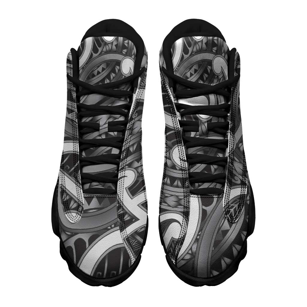 Aotearoa Maori Kowhaiwhai Sneakers J13 Kiwikiwi Puhoro and Patiki LT9 - Polynesian Pride