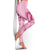 Aotearoa Maori Leggings Pink Fern Ribbons - Polynesian Pride