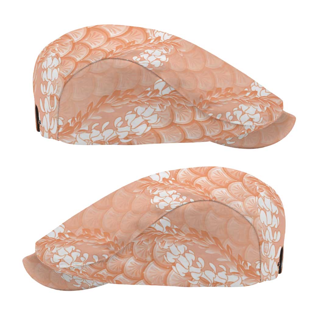 Apricot Mermaid Puakenikeni Maile Lei Jeff Hat