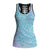 Baby Blue Gradient Polynesia Hollow Tank Top Hawaiian Tribal Hammerhead Shark Tattoo - Polynesian Pride