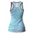 Baby Blue Gradient Polynesia Hollow Tank Top Hawaiian Tribal Hammerhead Shark Tattoo - Polynesian Pride