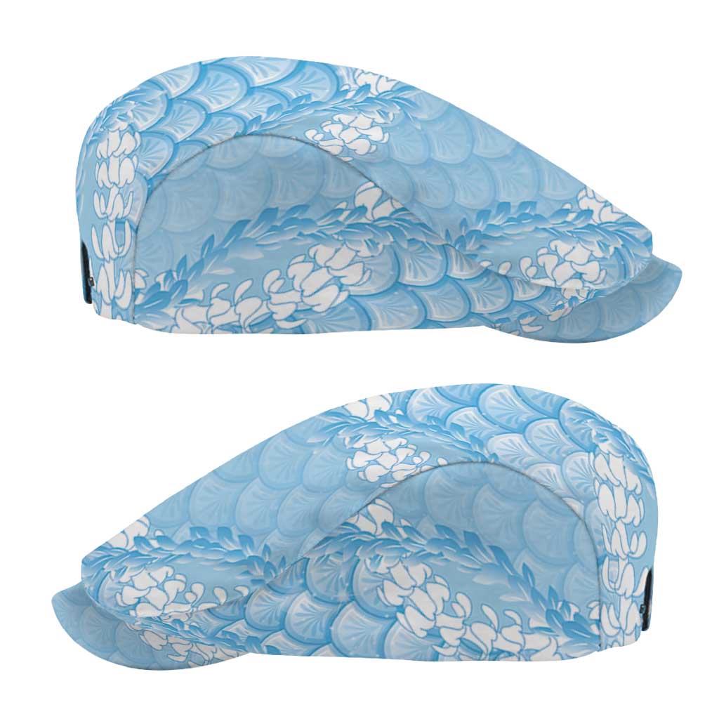 Baby Blue Mermaid Puakenikeni Maile Lei Jeff Hat