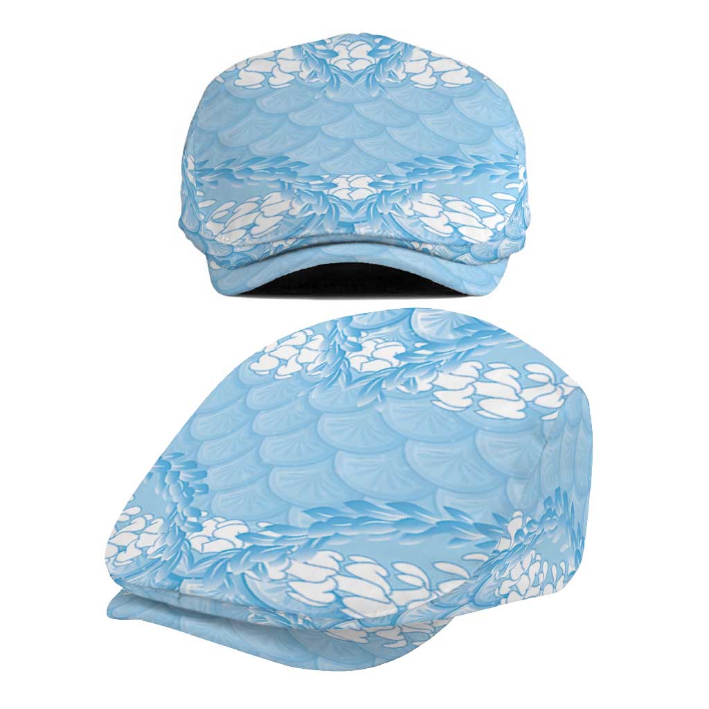 Baby Blue Mermaid Puakenikeni Maile Lei Jeff Hat
