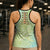 Baby Green Gradient Polynesia Hollow Tank Top Hawaiian Tribal Hammerhead Shark Tattoo - Polynesian Pride