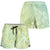 Baby Green Gradient Polynesia Shorts for Women Hawaiian Tribal Hammerhead Shark Tattoo - Polynesian Pride