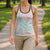 Baby Pink Gradient Polynesia Hollow Tank Top Hawaiian Tribal Hammerhead Shark Tattoo - Polynesian Pride
