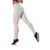Baby Pink Gradient Polynesia Leggings Hawaiian Tribal Hammerhead Shark Tattoo - Polynesian Pride