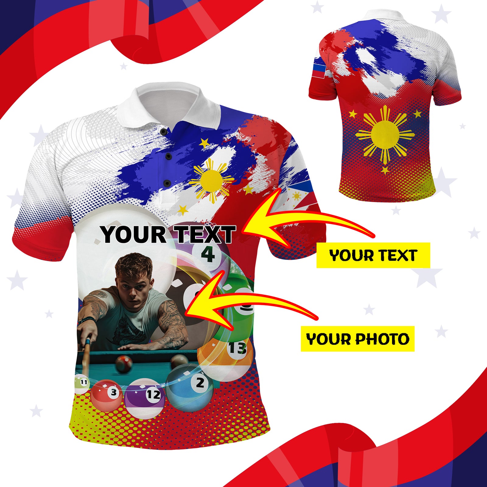 Custom Photo Philippines Champion Polo Shirt The Art of Perfect Precision CTM03