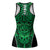 Basketball New Zealand Hollow Tank Top Green Maori Ta Moko Indigenous - Polynesian Pride