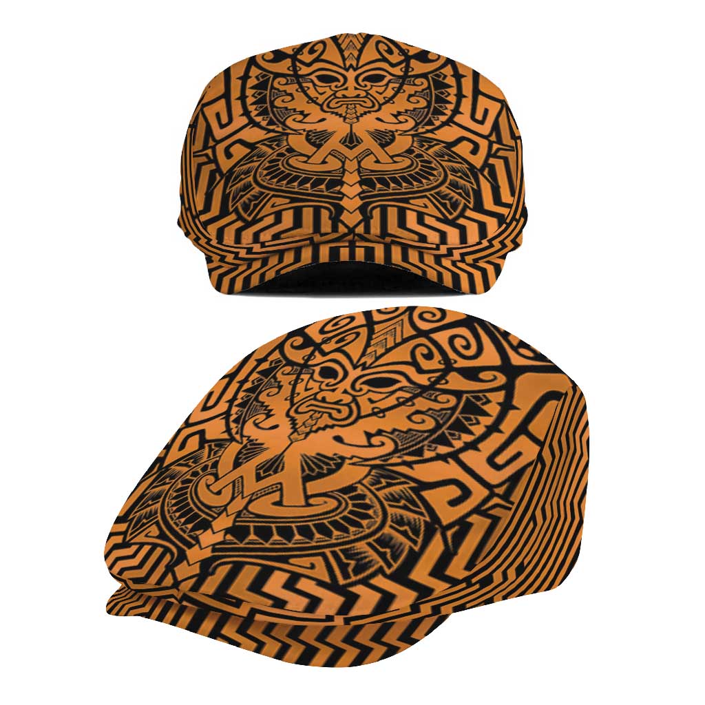 Basketball New Zealand Jeff Hat Gold Maori Ta Moko Indigenous - Polynesian Pride