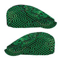 Basketball New Zealand Jeff Hat Green Maori Ta Moko Indigenous - Polynesian Pride
