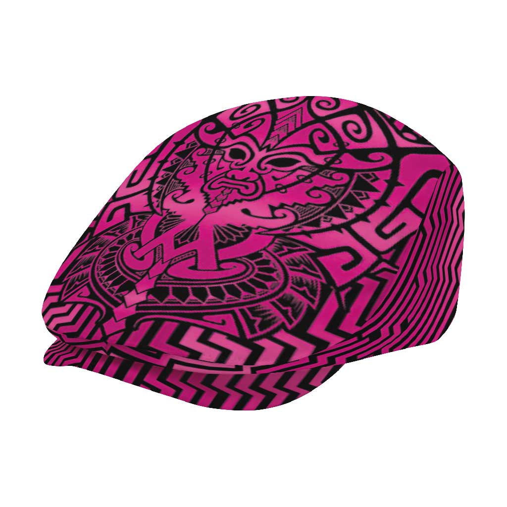 Basketball New Zealand Jeff Hat Pink Maori Ta Moko Indigenous - Polynesian Pride